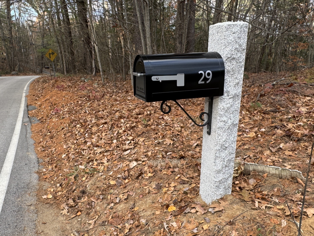 roadside granite mailboxes gook great and last forever